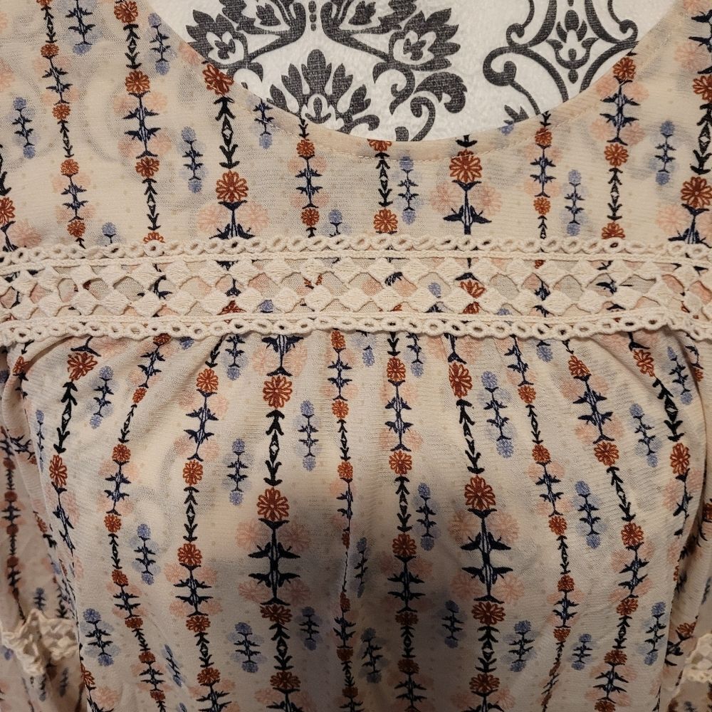 Style & company‎ boho pheasant top - Picture 6 of 8